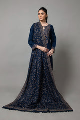 EMBROIDERED KARANNDI LAWN SHAWL