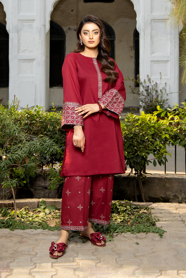 PRET EMBROIDERED LAWN 2 PCS