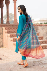 PRET EMBROIDERED & PRINTED LAWN 3 PCS