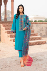 PRET EMBROIDERED & PRINTED LAWN 3 PCS