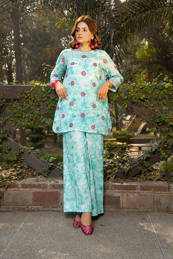 PRET EMBROIDERED PRINTED LAWN 2 PCS