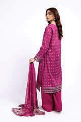 PRINTED & EMBROIDERED LAWN 3 PCS (UNSTITCHED)