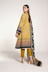 PRINTED SLUB KHADDAR  3 PCS