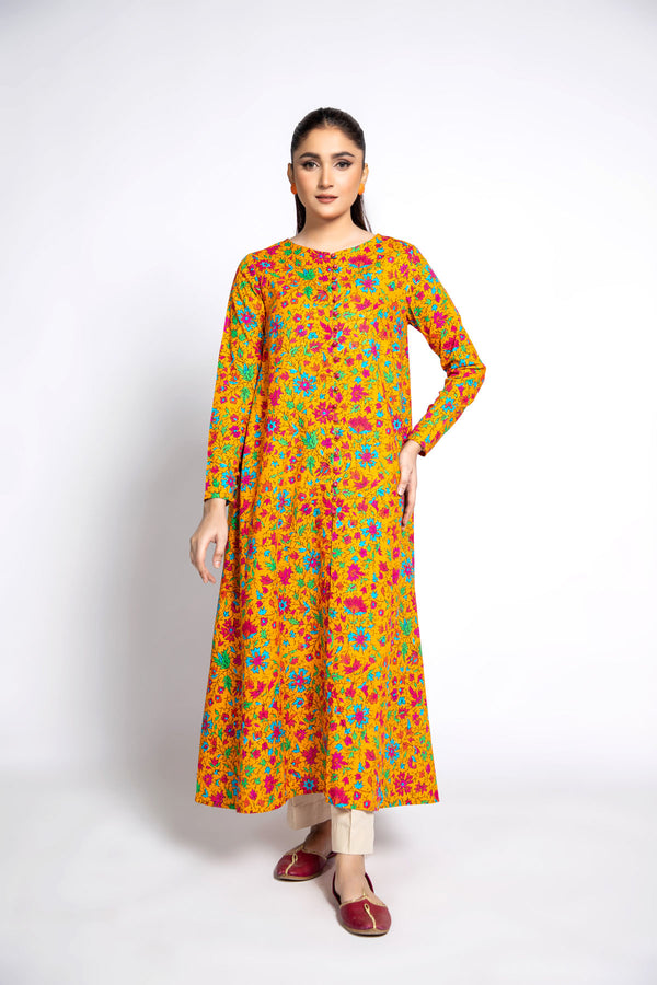 PRINTED SLUB KHADDAR 1 PCS (UNSTTICHED)