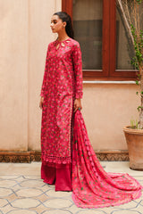 PRINTED SLUB KHADDAR 2 PCS (UNSTTICHED)