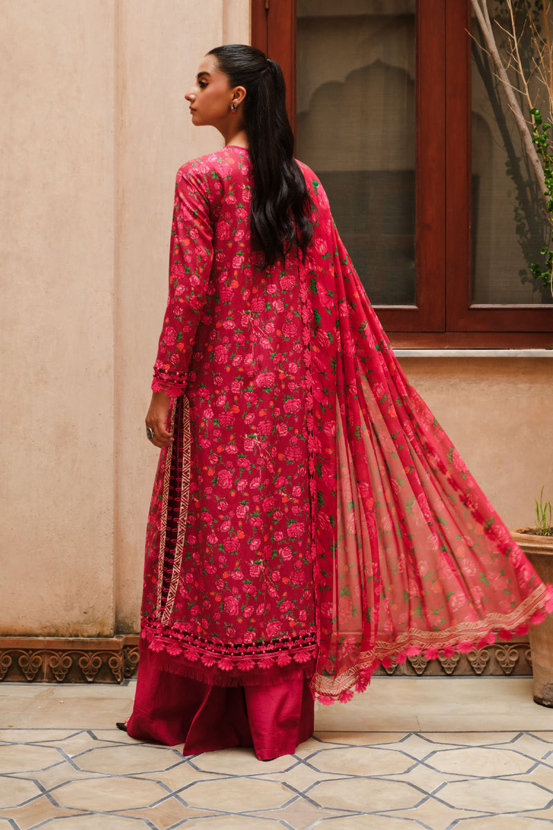 PRINTED SLUB KHADDAR 2 PCS (UNSTTICHED)