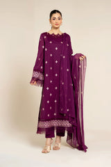 EMBROIDERED LAWN 3 PCS (UNSTITCHED)