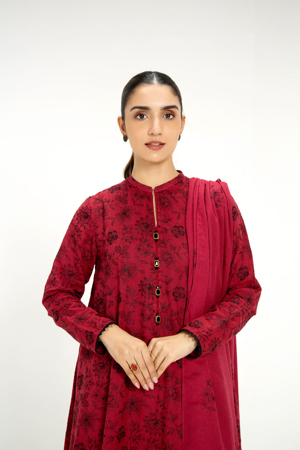 EMBROIDERED KARANDI LAWN 3 PCS (UNSTITCHED) – The Fabric Store Pakistan