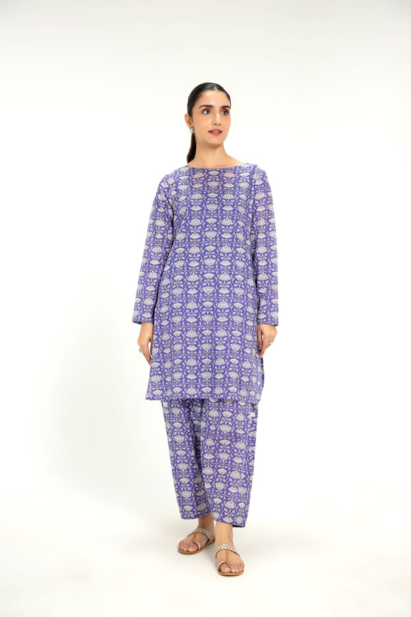 PRINTED KHADDAR 2 PCS (UNSTITCHED)