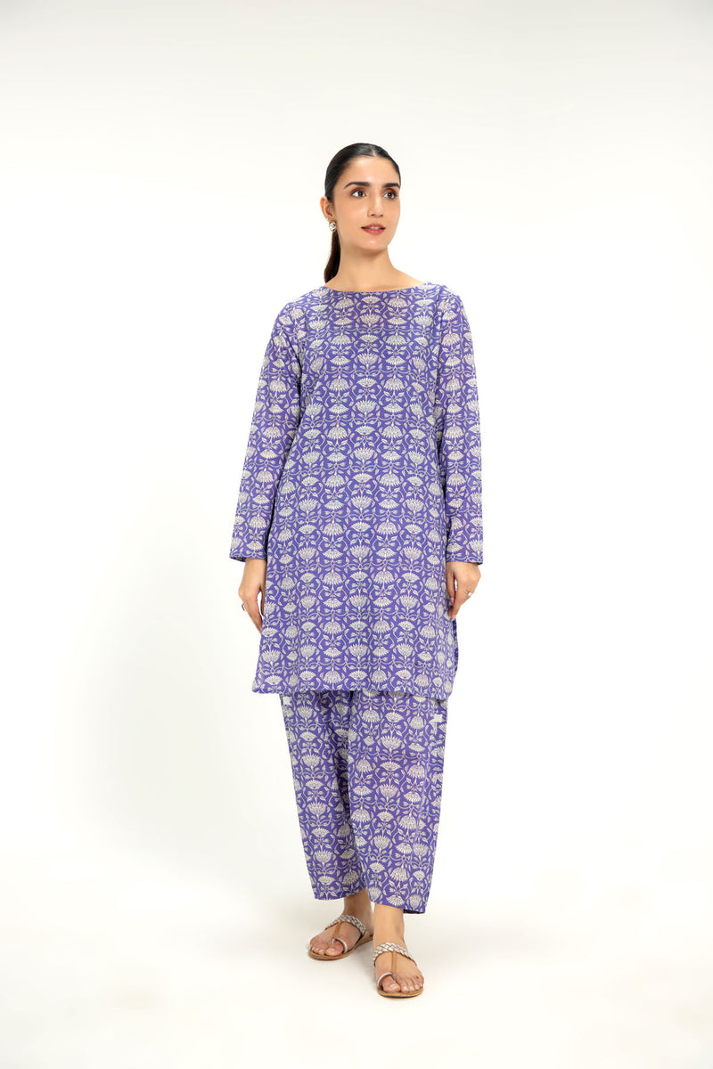 PRINTED KHADDAR 2 PCS (UNSTITCHED)